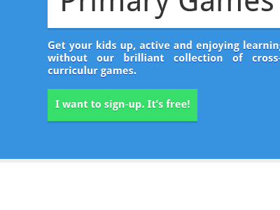 1001 Primary Games Redesign: Index Header