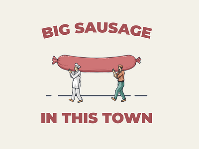Sausage Brothers branding brothers character chef fast food food food truck grill hot dog illustration logo meat sausage street food