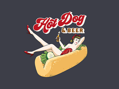 Hot Dog and Beer