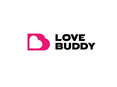 Love Buddy / Love Mark / LB flat initial lb letter logo love mark sign simple symbol wordmark