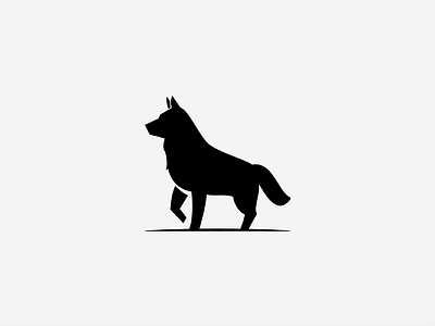 Wolf animal dog logo pet wild wolf