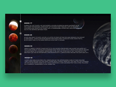 The Final Frontier #3 | UI Design astronauts graphic design moon space space station stars ui user interface voyage