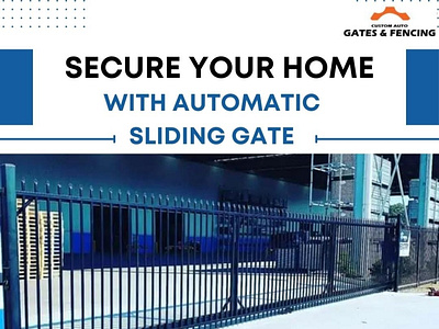 automatic driveway gates by Custom Auto Gates & Fencing on Dribbble