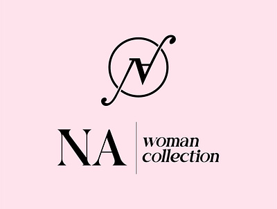 NA fashion logo design art brand brand agency branding creative design design studio fashion graphic design illustration logo logodesign minimal na vector women womenfashion