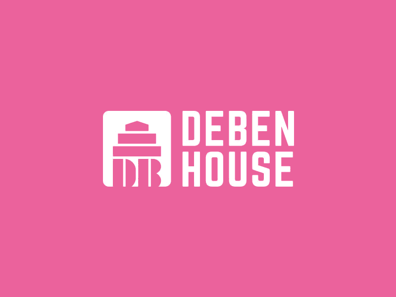 Deben house logo (WIP) branding bristol coworking deben house freelance logo