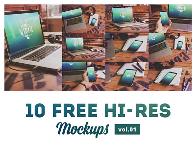 FreeShit iPhone & Macbook mockups vol.1