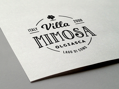 Villa Mimosa logo badge