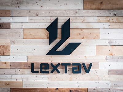 Lextav logo & identity bold clean identity interior design lextav logo logo design timeless