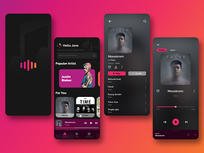 My Music App UI/UX Design