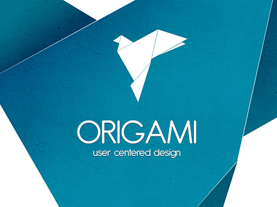Origami logo bird design logo origami origami bird paper paper texture user centered design