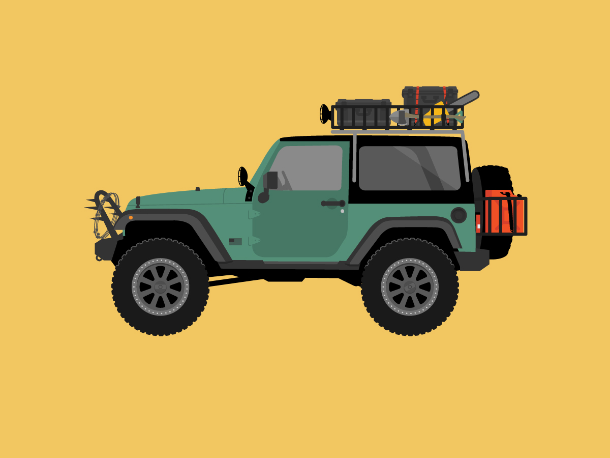 Doomsday Jeep by Joshua Boyd on Dribbble