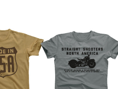 Straight Shooters North America motorcyle shirts usa