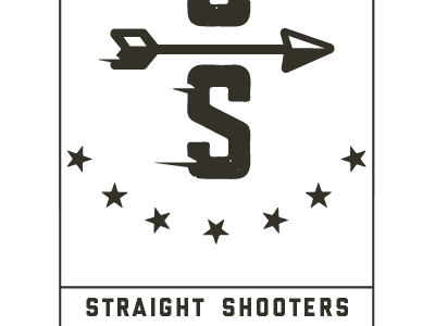 Straight Shooters - Clothing Tags hang tag liberator logo stars