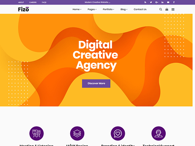 Fizo - Creative MultiPurpose HTML5 Template business agency creative creative agency creative design agency digital marketing digital marketing agency