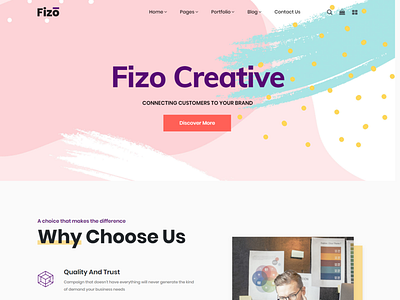 Fizo - Creative MultiPurpose HTML5 Template agencies agency marketing agency one page agency portfolio agency seo agency web agency web design business agency creative creative agency creative design agency digital marketing digital marketing agency