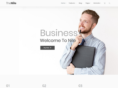 TheNile – Multipurpose HTML Template agency bootstrap bootstrap4 business corporate modern multipurpose onepage parallax particles background portfolio responsive video background