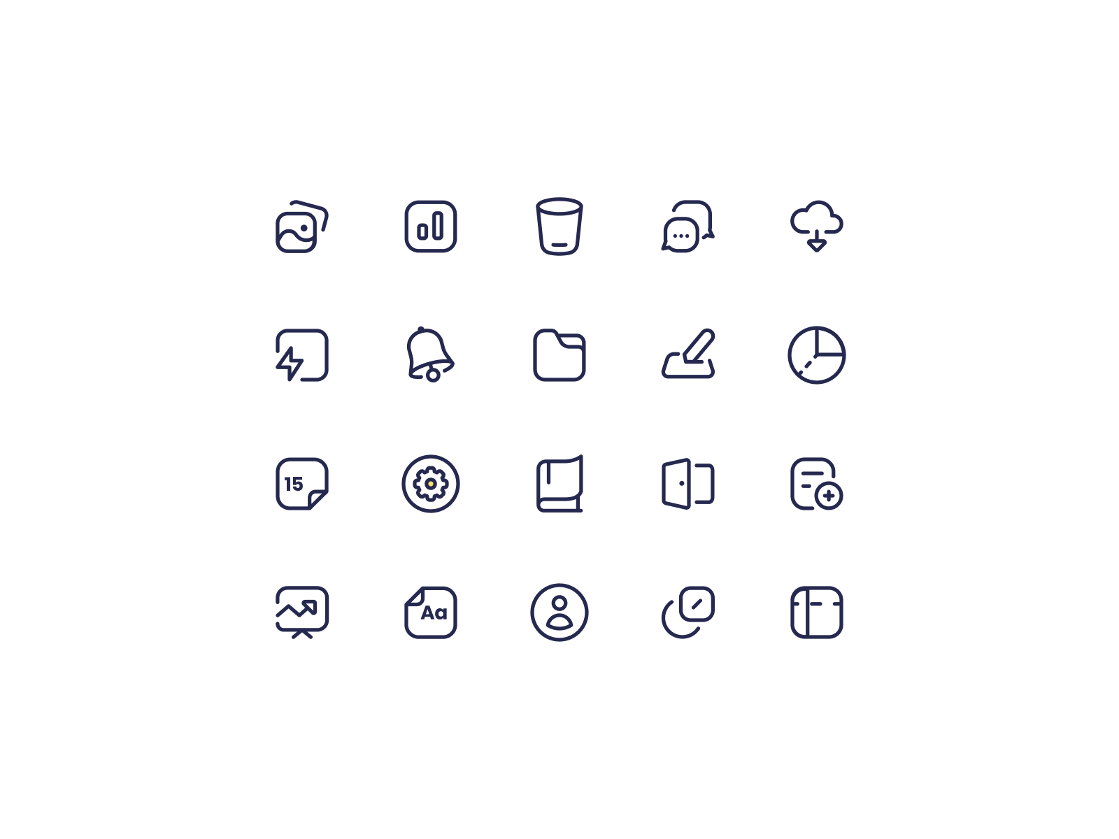 Icons - Exploration design explorations filled icons filled outline icon icon design icon set iconography minimal outline icons simple