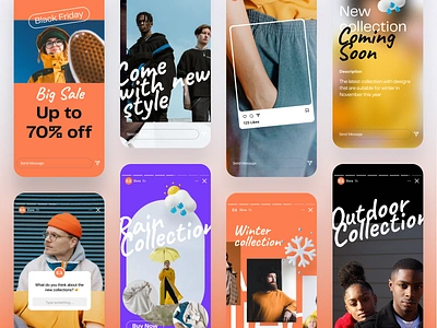 Fashion Instagram Stories - Exploration editorial exploration fashion instagram instagram stories layout media post social ads social media stories