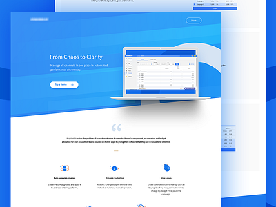 Landing Page explore landingpage userinterface website