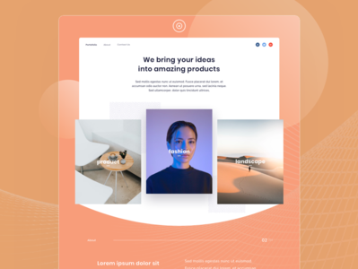 Exploration portofolio website by Dindra Desmipian on Dribbble