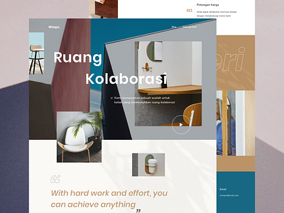 Ruang Kolaborasi - landing page exploration