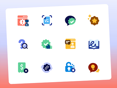 Brainly – Features Icons ads after effects animated animation answer book branding camera colorful features icon set icons illustration logo motion design motion graphics premium scan search verified