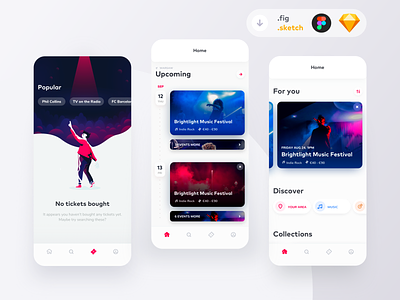 Event Booking App Freebie booking buying concert download event events figma free freebie illustration music musical musicals photo seats singer sketch tickets ui uiux