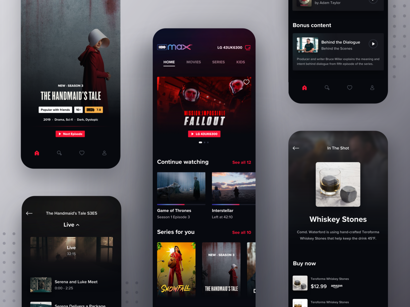 Three design updates to elevate the app experience for HBO Max, by Frank  W.