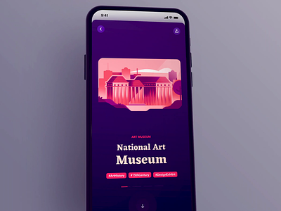 Explore Culture in Warsaw - #MadeWithAdobeXd animation art city clickable culture explore interaction map museum national painting warsaw
