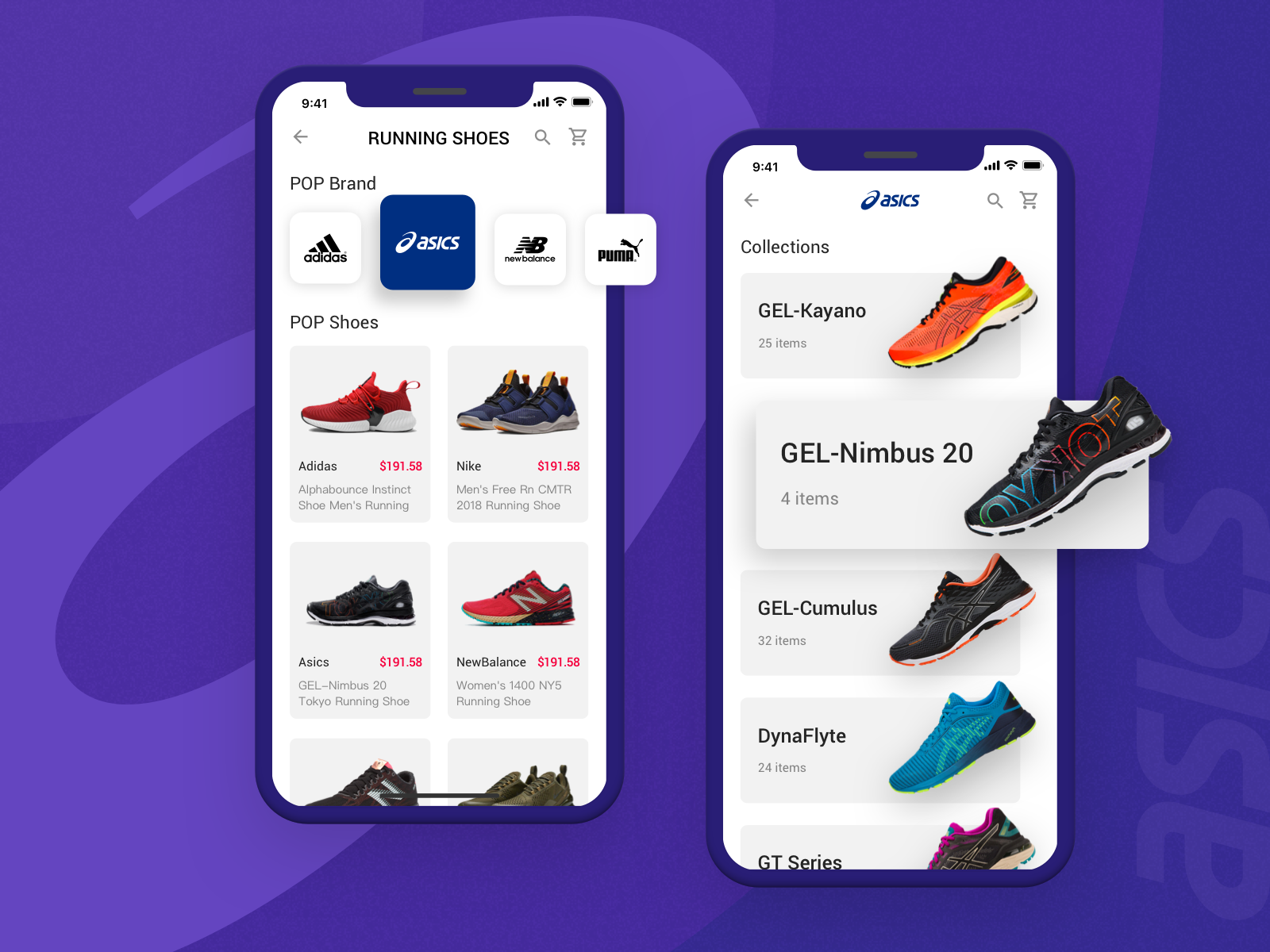 Asics Running Shoes by Wilbur Xu on Dribbble