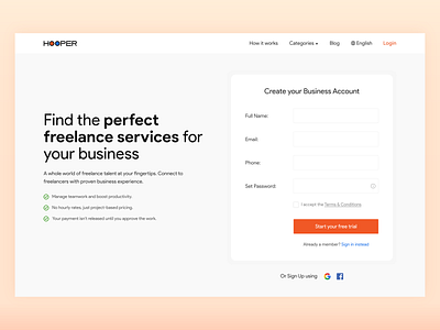 Hooper Website Freelancing