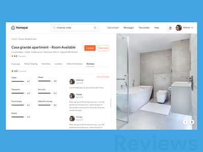 Apartment Reviews allreviews architecture booknow clean colors design home imageslider location minimal notification rating reviews search typography ui ux