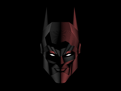 Batman line art art batman batman the animated series batman v superman batmobile blend design flat illustration illustrator line art vector