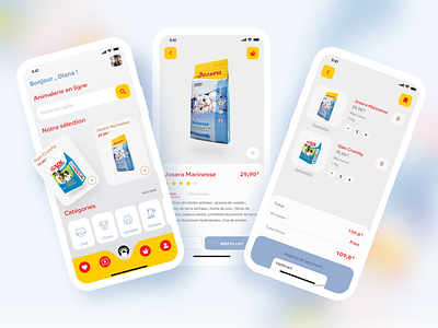 Pet food App design