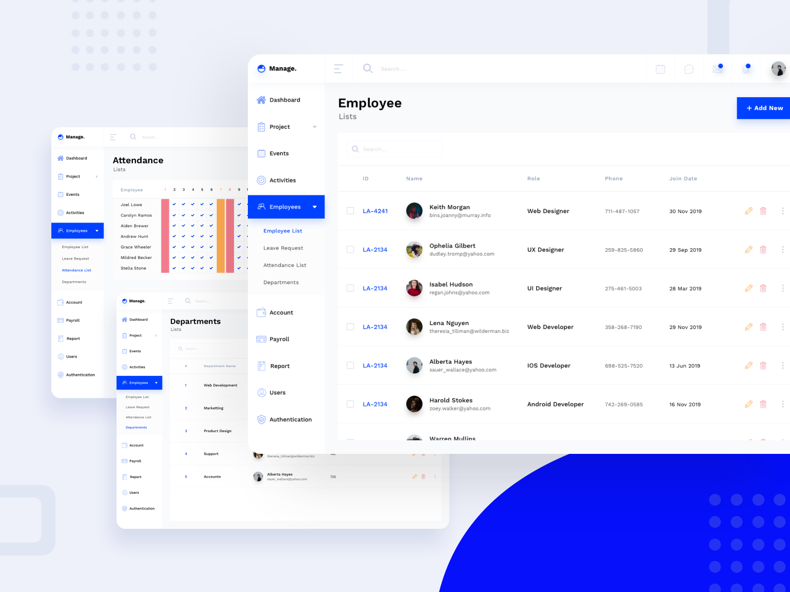 Employees Shot Crm Ui Kit By Miranti For Crafter Digital On Dribbble