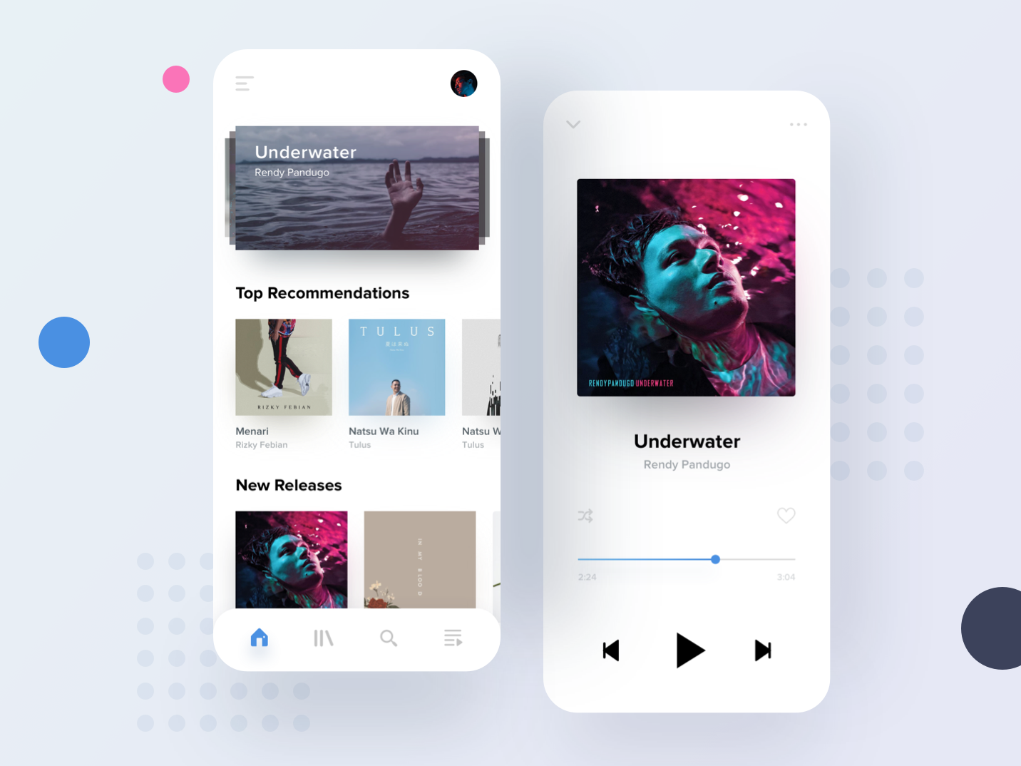 Musec - Mobile Version app iphone minimalist mobile music music player sketch ui