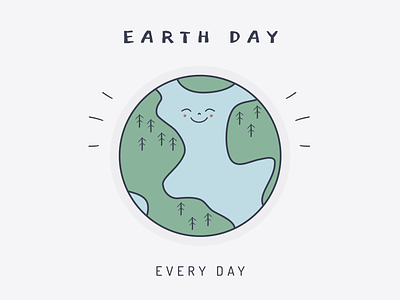 Earth day every day care climate change earth earthday environment happy hug illustraion love planet planet earth vector