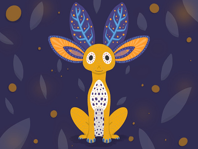 NVIDIA STUDIO Challenge alebrije animal animal illustration colour illustraion mascot nvidia pattern symetry uidesign