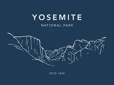 Yosemite ca california design graphic design illustraion illustration national park national park california ui ui design uidesign vector yosemite