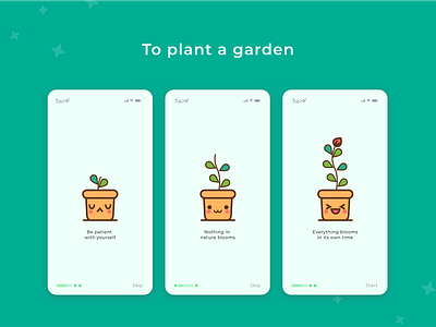 To plant a garden