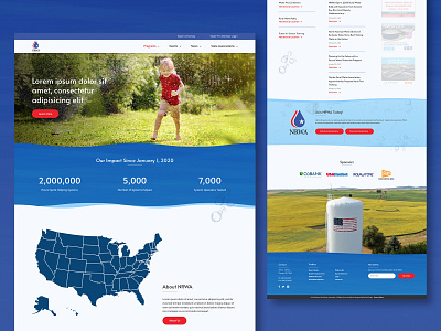 NRWA - web design