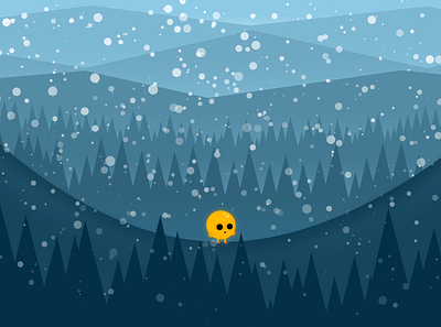 Snowy Landscape art game art graphic design landscape snow snowy landscape