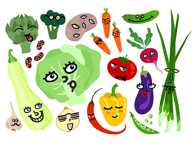 Funny Vegetables