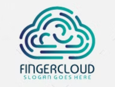 Finger Cloud Logo 3d animation app branding design graphic design illustration logo ui vector