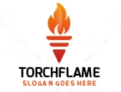 Tourch Flame Logo 3d animation app branding design graphic design illustration logo motion graphics ui vector