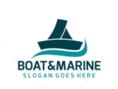 Boat and marine Logo 3d animation app branding design graphic design illustration logo ui vector