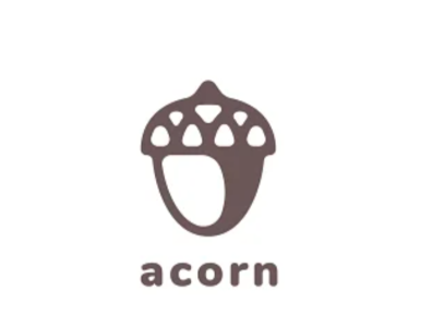 Acorn Logo 3d animation app branding design graphic design illustration logo ui vector