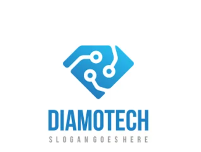 Diamotech Logo 3d animation app branding design graphic design illustration logo ui vector