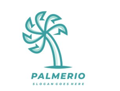 Palmerio Logo 3d animation app branding design graphic design illustration logo motion graphics ui vector