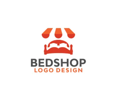 Bed Shop Logo animation branding graphic design logo